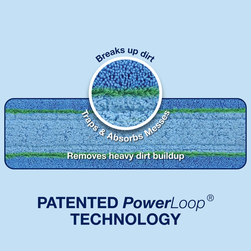 Bona Mop Microfiber Deep Cleaning Pad for Hardwood & Hard Surface Floors - 1-Pack - For Use With Bona Mops - Dual Zone Cleaning - Image 4